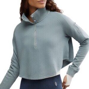 NWT FP Movement So Fly Henley size Large in Midnight Jade